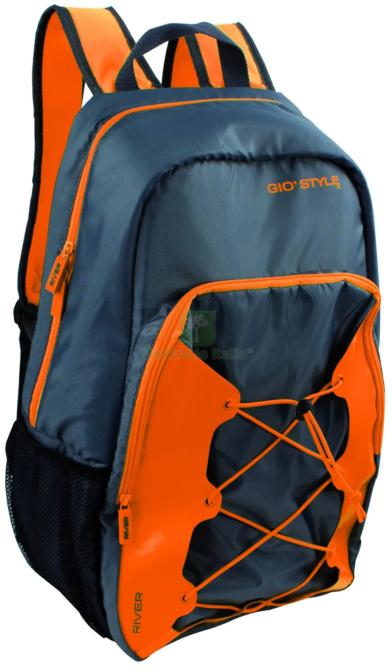 Giò Style ZAINO TERMICO RIVER BACKPACK L lt. 25 - cm. 33x13,5x49 h Col. Grigio/Arancio — Accessori bagno — rif. FERX.VIT58474