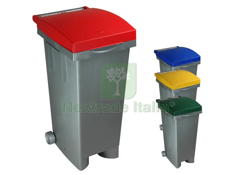ICS BIDONE TATA COLOR DIFFERENZIATA Lt. 80 cm38x50x80 h — Casalinghi e organizzazione — rif. FERX.VIT35819 ICS BIDONE TATA COLOR DIFFERENZIATA Lt. 80 cm38x50x80 h — Casalinghi e organizzazione — rif. FERX.VIT35819