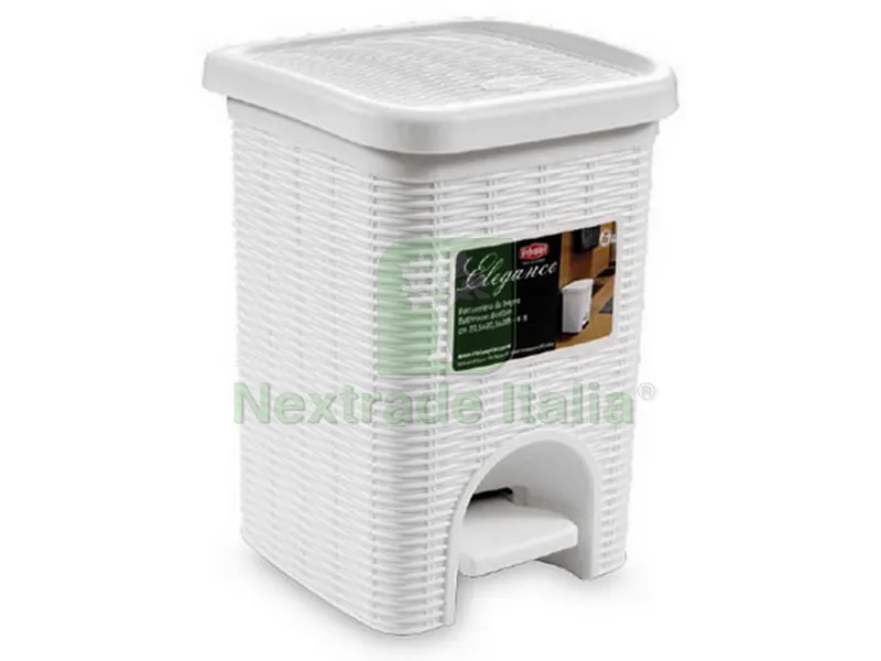 Pattumiera Bagno Elegance Lt. 6-cm. 20,5x20,5x28 h col. Moka — Casalinghi e organizzazione — rif. FERX.VIT38203 Pattumiera Bagno Elegance Lt. 6-cm. 20,5x20,5x28 h col. Moka — Casalinghi e organizzazione — rif. FERX.VIT38203