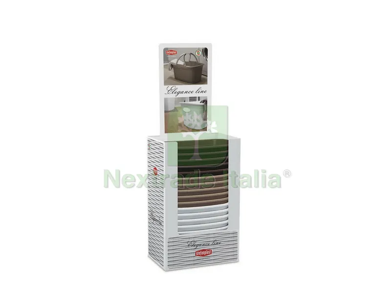 Cesta Portabiancheria Elegance Espositore 15 PZ. — Articoli per ufficio — rif. FERX.VIT38216
