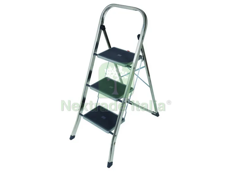 SGABELLO IN ALLUMINIO JOKER 4 gradini — Arredo — rif. FERX.VIT59262
