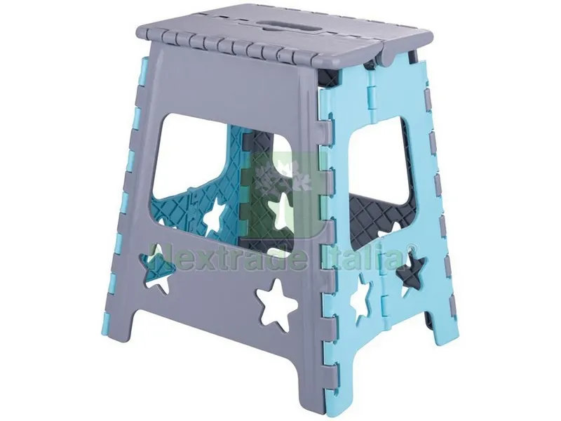 Sgabello Pieghevole in Plastica cm. 36x29x39 h col. Assortiti — Arredo — rif. FERX.VIT54618