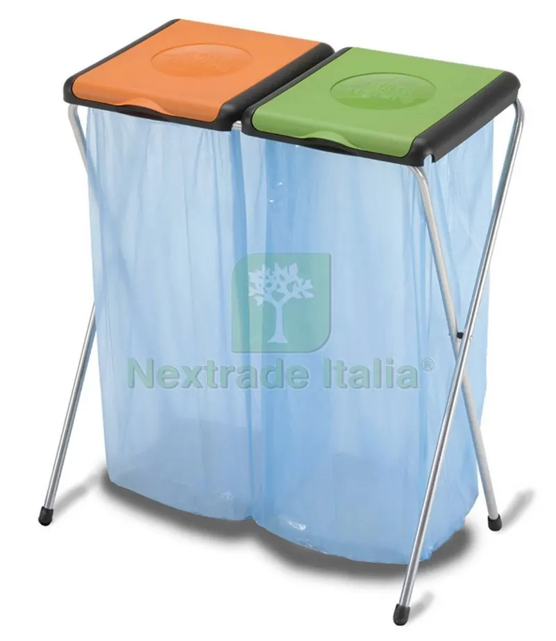 PORTARIFIUTI NATURE 2 POSTI cm. 71,5x40x82 h — Casalinghi e organizzazione — rif. FERX.VIT26031 PORTARIFIUTI NATURE 2 POSTI cm. 71,5x40x82 h — Casalinghi e organizzazione — rif. FERX.VIT26031