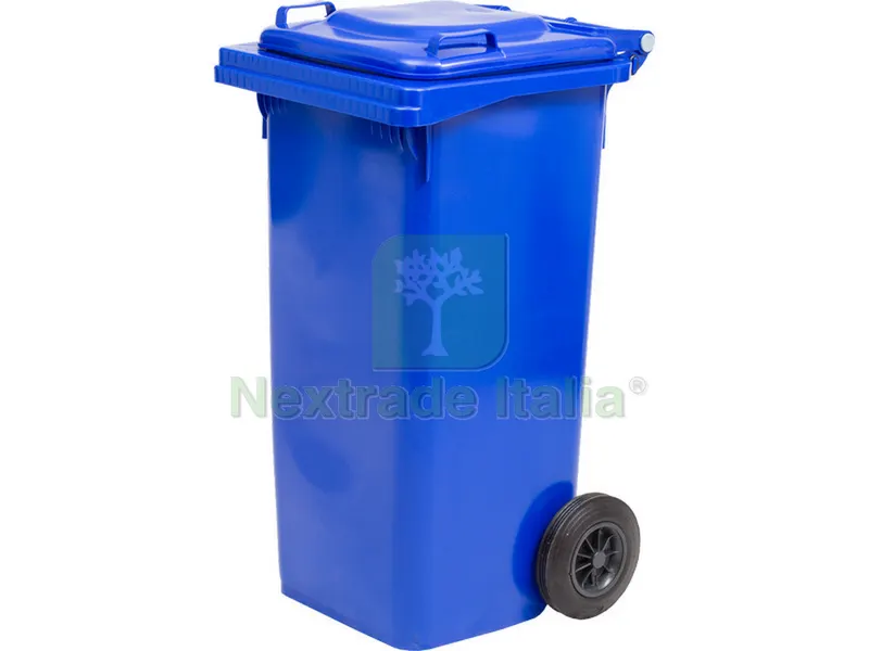 BIDONE QUADRO PER DIFFERENZIATA Lt. 120 - cm. 55x50x94 h col. Blu — Casalinghi e organizzazione — rif. FERX.VIT26782 BIDONE QUADRO PER DIFFERENZIATA Lt. 120 - cm. 55x50x94 h col. Blu — Casalinghi e organizzazione — rif. FERX.VIT26782