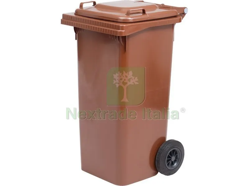 Bidone Quadro per Differenziata Lt. 120 - cm. 55x50x94 h col. Marrone — Casalinghi e organizzazione — rif. FERX.VIT42485 Bidone Quadro per Differenziata Lt. 120 - cm. 55x50x94 h col. Marrone — Casalinghi e organizzazione — rif. FERX.VIT42485