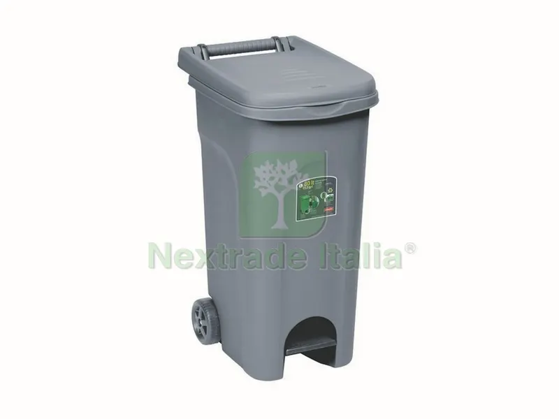 BIDONE URBAN ECO SYSTEM Lt. 80 col. Grigio — Casalinghi e organizzazione — rif. FERX.VIT44764 BIDONE URBAN ECO SYSTEM Lt. 80 col. Grigio — Casalinghi e organizzazione — rif. FERX.VIT44764