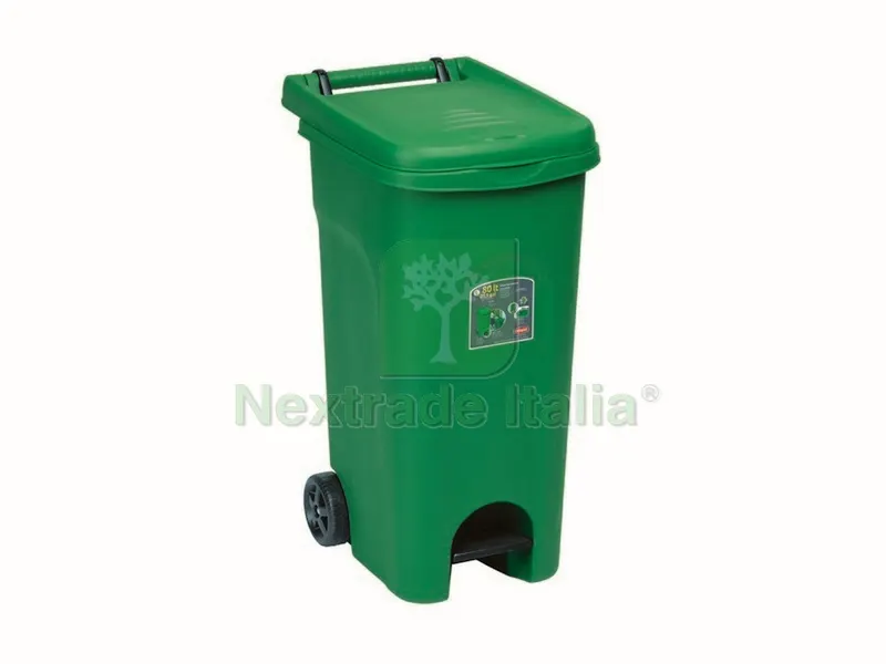 BIDONE URBAN ECO SYSTEM Lt. 80 col. Verde — Casalinghi e organizzazione — rif. FERX.VIT44762 BIDONE URBAN ECO SYSTEM Lt. 80 col. Verde — Casalinghi e organizzazione — rif. FERX.VIT44762