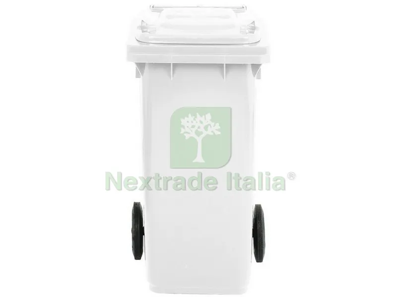BIDONE PER DIFFERENZIATA Lt. 120 - cm. 48x48,5x93 h col. Bianco latte — Casalinghi e organizzazione — rif. FERX.VIT52531