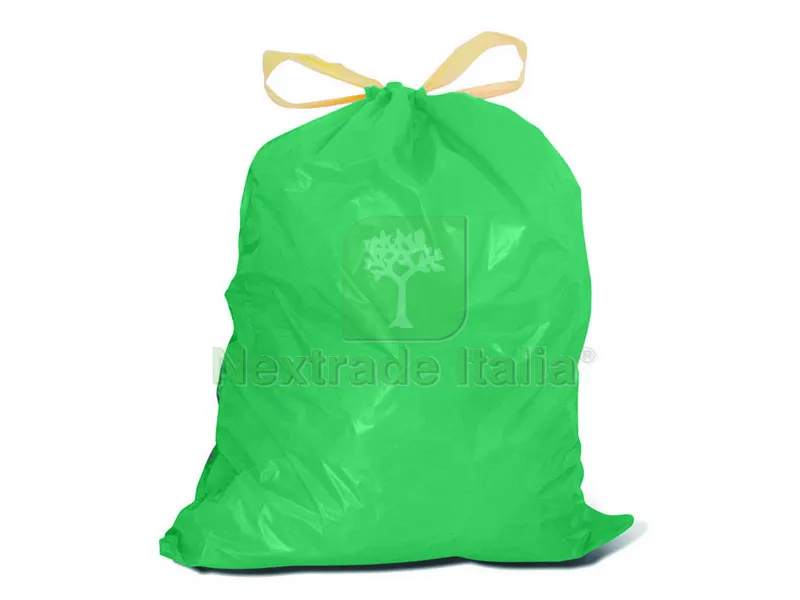 15RT Sacco Rifiuti Gransacco Verde 10 PZ cm. 80x115 - lt. 140 — Protezione piante e sementi — rif. FERX.VIT41090