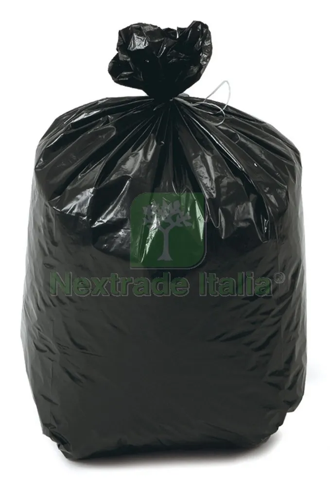 24RT Sacco Rifiuti Famiglia Nero 15 PZ cm. 55x65 - lt. 40 — Protezione piante e sementi — rif. FERX.VIT27130