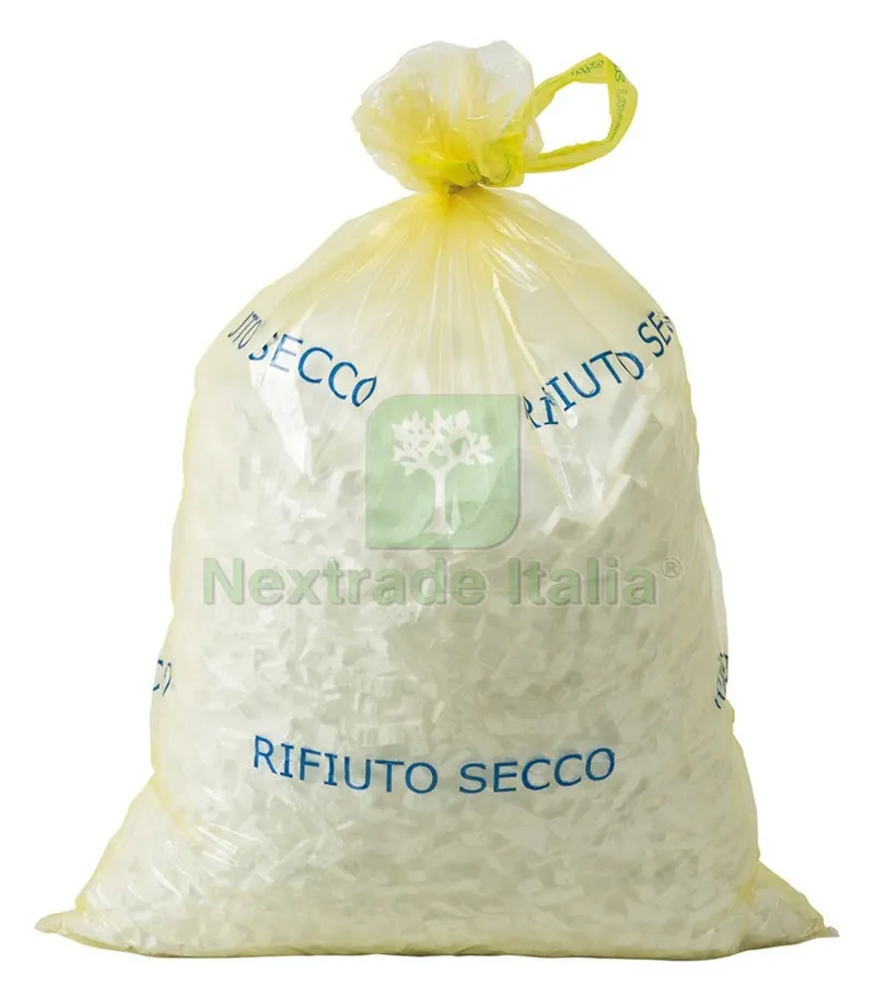 24RT Sacco Rifiuti Lacciosac Famiglia Giallo 20 PZ cm. 55x75 - lt. 45 — Protezione piante e sementi — rif. FERX.VIT27148