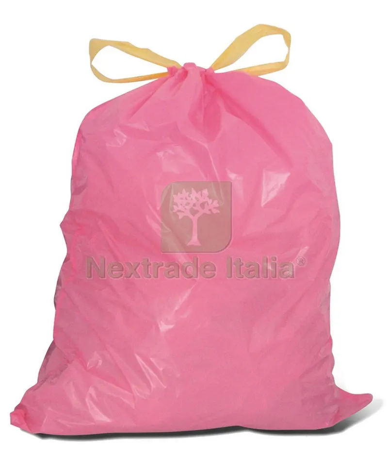 24RT SACCO RIFIUTI PRATICO ROSA 12 PZ cm. 55x65 - lt. 40 — Protezione piante e sementi — rif. FERX.VIT27139 24RT SACCO RIFIUTI PRATICO ROSA 12 PZ cm. 55x65 - lt. 40 — Protezione piante e sementi — rif. FERX.VIT27139