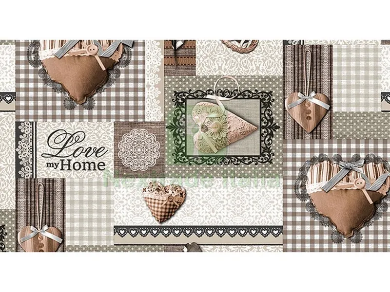 Tovagliato in PVC Fantastik 1056-1 Rotolo cm.140 (H) x 20 mt (L) — Tessili e biancheria casa — rif. FERX.VIT44045 Tovagliato in PVC Fantastik 1056-1 Rotolo cm.140 (H) x 20 mt (L) — Tessili e biancheria casa — rif. FERX.VIT44045