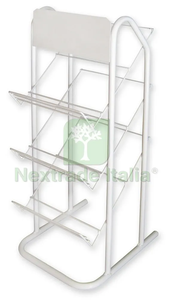 Espositore per Plastica Adesiva CapacitÓ 12 rotoli-3 ripiani cm.34,5x40x88 — Articoli per ufficio — rif. FERX.VIT28864 Espositore per Plastica Adesiva CapacitÓ 12 rotoli-3 ripiani cm.34,5x40x88 — Articoli per ufficio — rif. FERX.VIT28864