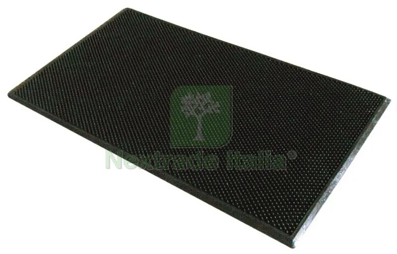 ZERBINO MORBIDO NERO cm. 70x40 — Casalinghi e organizzazione — rif. FERX.VIT20441