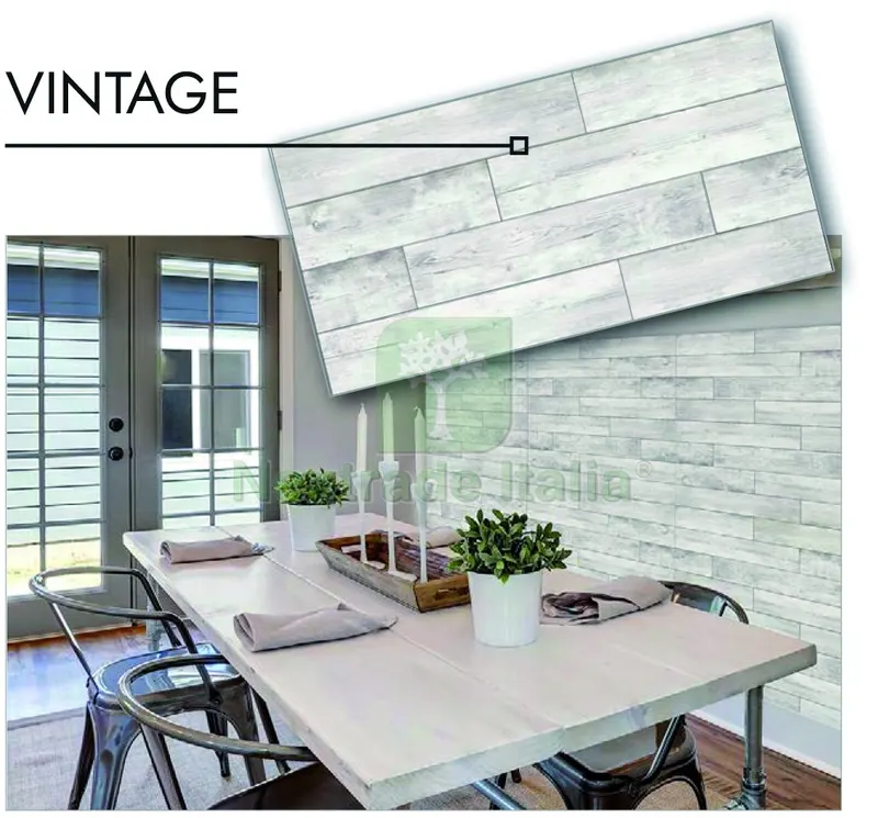 LASTRA DECORATIVA SERIGRAFATA cm. 50x100 - Effetto Vintage — Isolanti e reti — rif. FERX.VIT58570