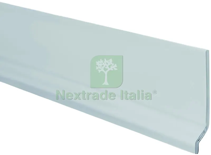 12PZ BATTISCOPA IN PVC ESPANSO h cm.7 x 2 mt. col. Bianco — Profili e angolari decorativi — rif. FERX.VIT23571 12PZ BATTISCOPA IN PVC ESPANSO h cm.7 x 2 mt. col. Bianco — Profili e angolari decorativi — rif. FERX.VIT23571