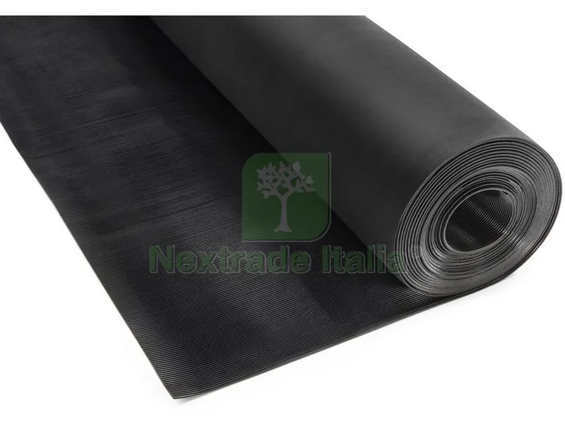 Lastra di Gomma Millerighe mt. 1,2h x 3 mm. (rot. 10 mt.) — Protezioni corpo — rif. FERX.VIT53855 Lastra di Gomma Millerighe mt. 1,2h x 3 mm. (rot. 10 mt.) — Protezioni corpo — rif. FERX.VIT53855