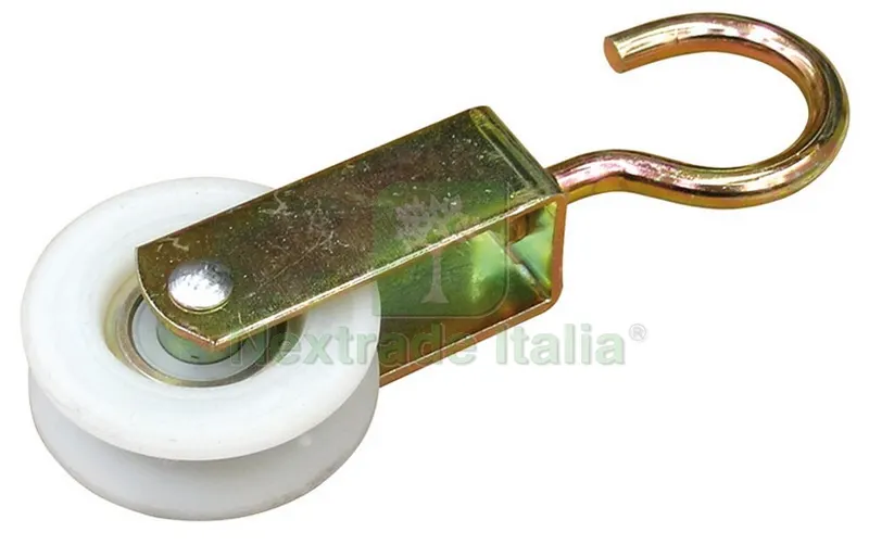 12PZ CARRUCOLA PER STENDIBIANCHERIA RUOTE IN NYLON Ø esterno mm. 40 — Stendibiancheria e bucato — rif. FERX.VIT25727 12PZ CARRUCOLA PER STENDIBIANCHERIA RUOTE IN NYLON Ø esterno mm. 40 — Stendibiancheria e bucato — rif. FERX.VIT25727