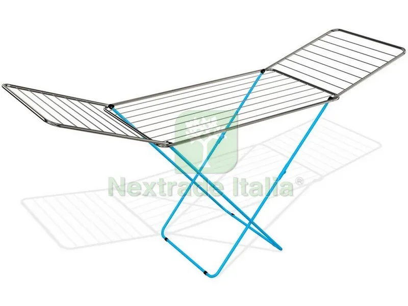 Stendibiancheria Cavalletto Rainbow cm199x55x93 h Stenditura mt 20 Colore — Stendibiancheria e bucato — rif. FERX.VIT54315 Stendibiancheria Cavalletto Rainbow cm199x55x93 h Stenditura mt 20 Colore — Stendibiancheria e bucato — rif. FERX.VIT54315