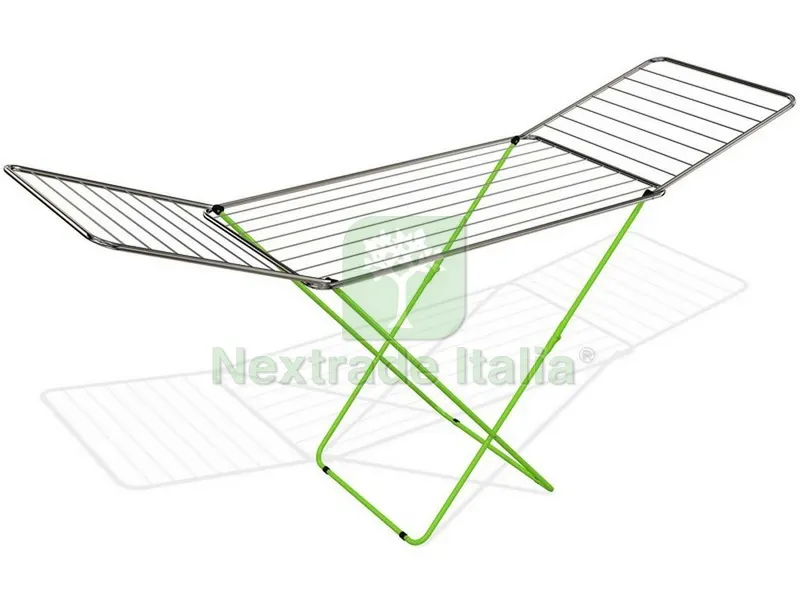 Stendibiancheria Cavalletto Rainbow cm199x55x93 h Stenditura mt 20 Colore — Stendibiancheria e bucato — rif. FERX.VIT54315 — foto 2 Stendibiancheria Cavalletto Rainbow cm199x55x93 h Stenditura mt 20 Colore — Stendibiancheria e bucato — rif. FERX.VIT54315 — foto 2