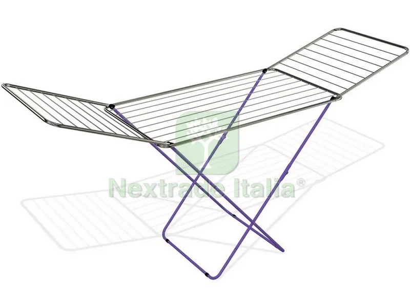 Stendibiancheria Cavalletto Rainbow cm199x55x93 h Stenditura mt 20 Colore — Stendibiancheria e bucato — rif. FERX.VIT54315 — foto 3 Stendibiancheria Cavalletto Rainbow cm199x55x93 h Stenditura mt 20 Colore — Stendibiancheria e bucato — rif. FERX.VIT54315 — foto 3