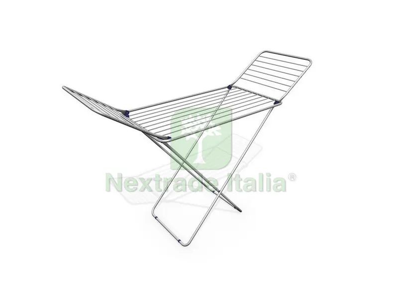 Stendibiancheria a Cavalletto Terso cm. 172,5x55,5x91 h Stenditura mt. 20 — Stendibiancheria e bucato — rif. FERX.VIT38036 Stendibiancheria a Cavalletto Terso cm. 172,5x55,5x91 h Stenditura mt. 20 — Stendibiancheria e bucato — rif. FERX.VIT38036
