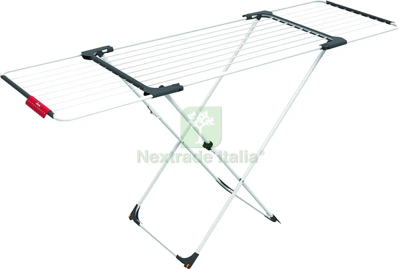 Stendibiancheria Estensibile Surprise cm. 186x60,5x93,5 h Stenditura mt. 20 — Stendibiancheria e bucato — rif. FERX.VIT56208 Stendibiancheria Estensibile Surprise cm. 186x60,5x93,5 h Stenditura mt. 20 — Stendibiancheria e bucato — rif. FERX.VIT56208