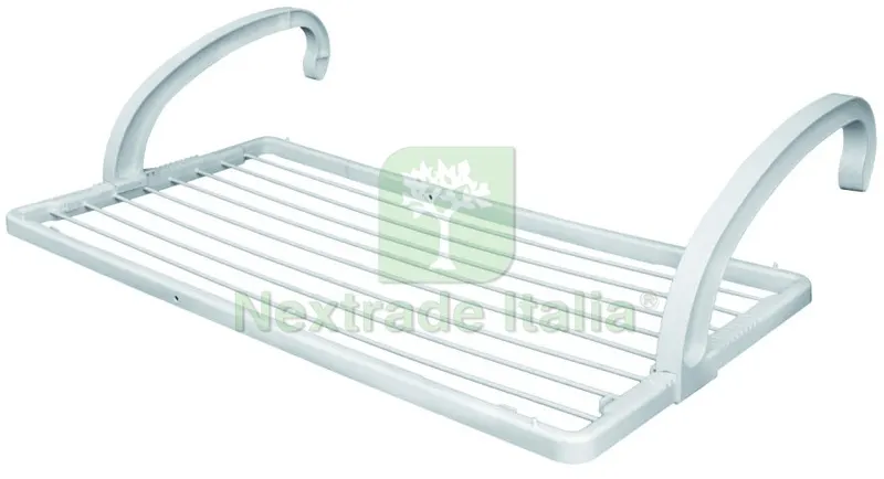STENDIBIANCHERIA DA BALCONE IN RESINA STENDYPRATIKO cm. 100x50 Stenditura mt. 10 — Stendibiancheria e bucato — rif. FERX.VIT60379 STENDIBIANCHERIA DA BALCONE IN RESINA STENDYPRATIKO cm. 100x50 Stenditura mt. 10 — Stendibiancheria e bucato — rif. FERX.VIT60379
