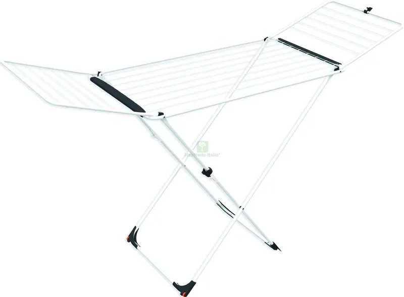 STENDIBIANCHERIA A CAVALLETTO UNIVERSAL cm. 180x55x108 h Stenditura mt. 18 — Stendibiancheria e bucato — rif. FERX.VIT57625 STENDIBIANCHERIA A CAVALLETTO UNIVERSAL cm. 180x55x108 h Stenditura mt. 18 — Stendibiancheria e bucato — rif. FERX.VIT57625