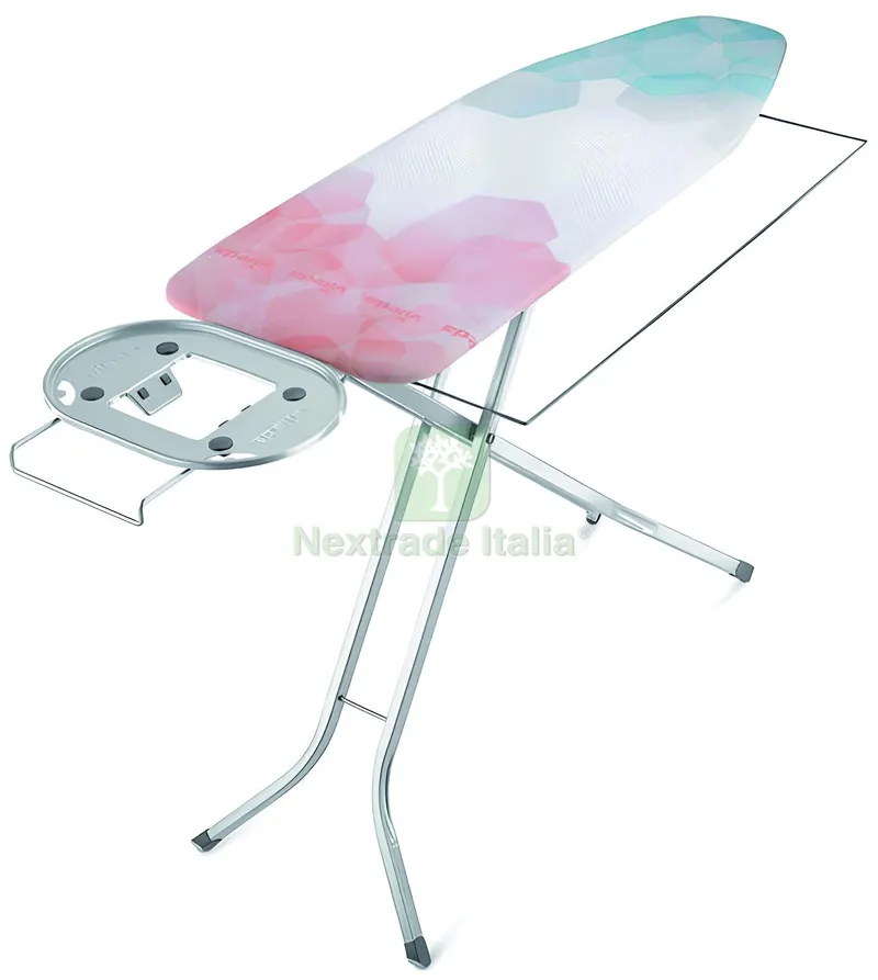 ASSE DA STIRO PERFECT 2 IN 1 IN ACCIAIO piano cm. 122x44 — Stendibiancheria e bucato — rif. FERX.VIT57622