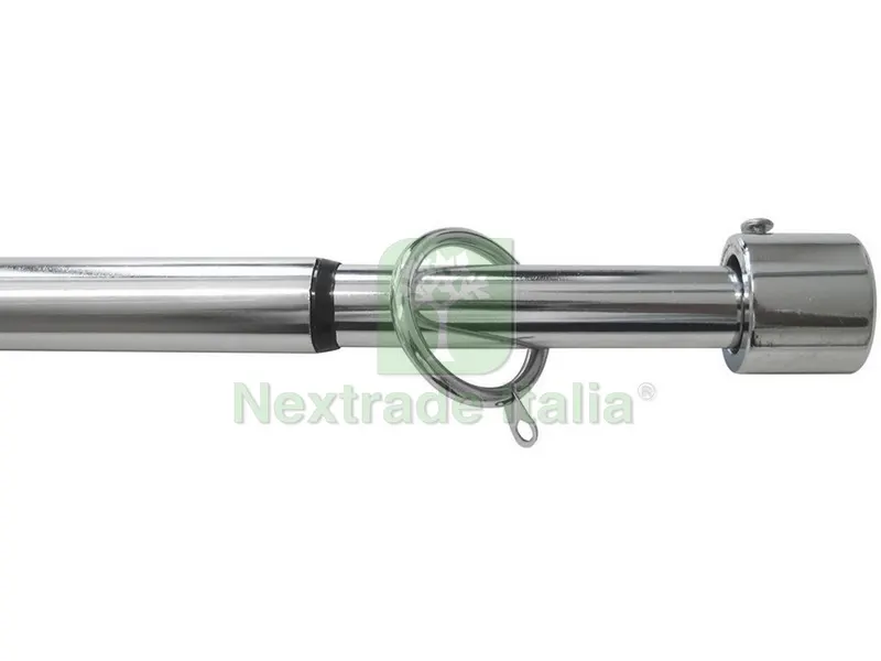BASTONE PER TENDE NEW YORK Estensibile cm. 300¸380 col. Acciaio — Casalinghi e organizzazione — rif. FERX.VIT53863