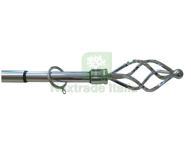 BASTONE PER TENDE VORTICE Estensibile cm. 120¸215 col. Nero — Casalinghi e organizzazione — rif. FERX.VIT27837 BASTONE PER TENDE VORTICE Estensibile cm. 120¸215 col. Nero — Casalinghi e organizzazione — rif. FERX.VIT27837