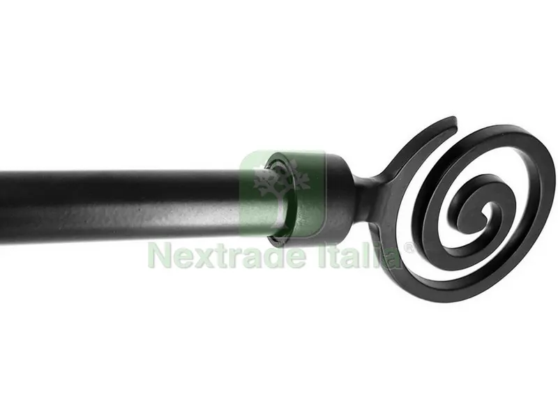BASTONE PER TENDE TRIBALE Estensibile cm. 71¸122 col. Nero — Casalinghi e organizzazione — rif. FERX.VIT51059