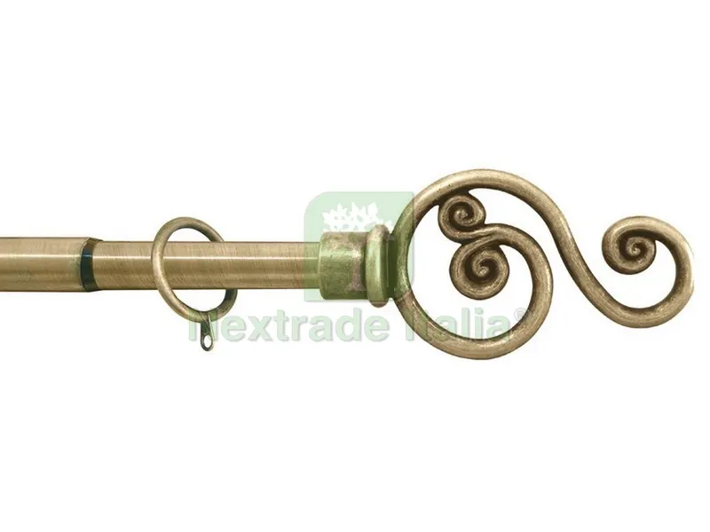 BASTONE PER TENDE VIOLINO Estensibile cm. 300¸380 col. Oro antico — Casalinghi e organizzazione — rif. FERX.VIT53864 BASTONE PER TENDE VIOLINO Estensibile cm. 300¸380 col. Oro antico — Casalinghi e organizzazione — rif. FERX.VIT53864