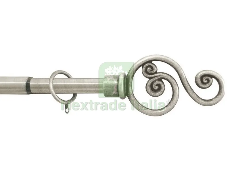 BASTONE PER TENDE VIOLINO Estensibile cm. 120¸215 col. Argento — Casalinghi e organizzazione — rif. FERX.VIT23256 BASTONE PER TENDE VIOLINO Estensibile cm. 120¸215 col. Argento — Casalinghi e organizzazione — rif. FERX.VIT23256