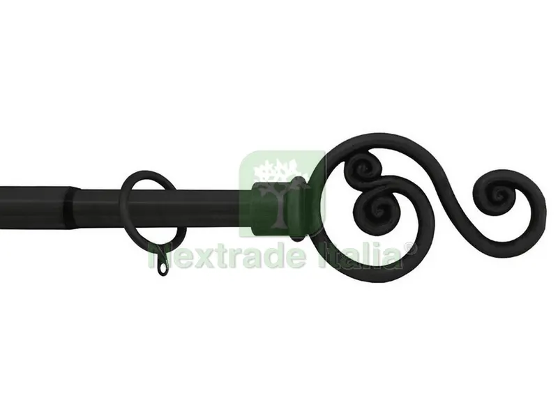 BASTONE PER TENDE VIOLINO Estensibile cm. 120¸215 col. Nero — Casalinghi e organizzazione — rif. FERX.VIT23254 BASTONE PER TENDE VIOLINO Estensibile cm. 120¸215 col. Nero — Casalinghi e organizzazione — rif. FERX.VIT23254