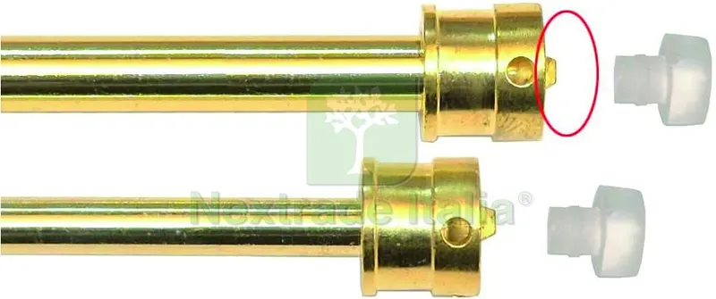 10CF STANGHETTA ESTENSIBILE UNIVERSALE ONLY ONE Col. Oro cm. 27÷36 - pz. 2 — Casalinghi e organizzazione — rif. FERX.VIT58235