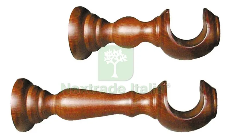 Mensola per Scorritenda in LEGNO+PIASTRA Ø mm. 37 col. Naturale cm. 18 — Arredo — rif. FERX.VIT10328 Mensola per Scorritenda in LEGNO+PIASTRA Ø mm. 37 col. Naturale cm. 18 — Arredo — rif. FERX.VIT10328