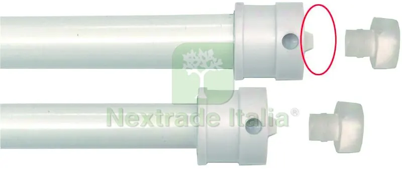 10CF STANGHETTA ESTENSIBILE UNIVERSALE ONLY ONE Col. Bianco cm. 27÷36 - pz. 2 — Casalinghi e organizzazione — rif. FERX.VIT58230