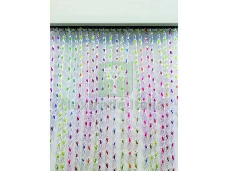 Tenda in PVC Tortiglione cm. 125x230 col. Multicolor — Accessori bagno — rif. FERX.VIT43428 Tenda in PVC Tortiglione cm. 125x230 col. Multicolor — Accessori bagno — rif. FERX.VIT43428