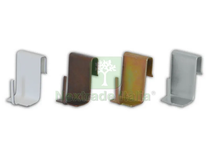 Supporto a Gancio per Stanghette 100 PZ col. Bianco — Casalinghi e organizzazione — rif. FERX.VIT37779