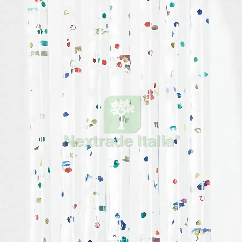14KG Tenda in PVC Glitter Begonia Rotolo col. Multicolor KG 14 — Decorativi e effetti — rif. FERX.VIT55389