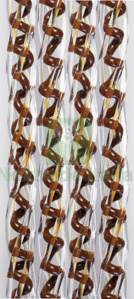 TENDA IN PVC COCO cm. 125x230 col. Cristallo/Marrone — Cristalleria e tavola — rif. FERX.VIT55646