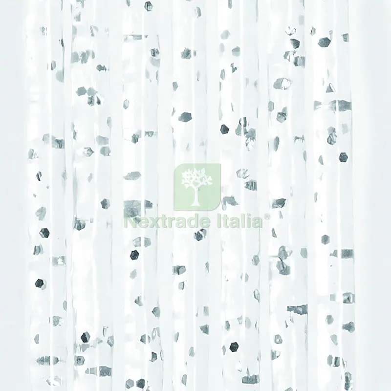 14KG TENDA IN PVC GLITTER BEGONIA ROTOLO col. Argento KG 14 — Decorativi e effetti — rif. FERX.VIT55388 14KG TENDA IN PVC GLITTER BEGONIA ROTOLO col. Argento KG 14 — Decorativi e effetti — rif. FERX.VIT55388