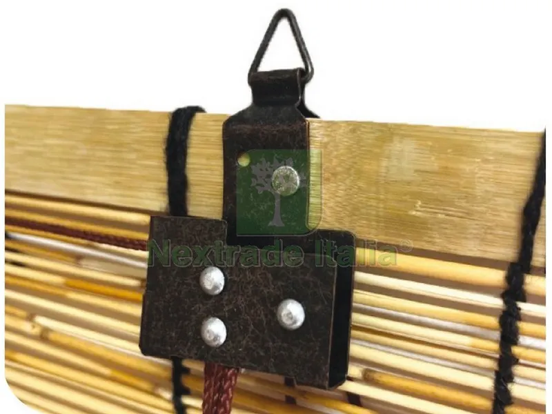 ARELLE STUOIA IN CANNICCIO NATURALE CON CARRUCOLA cm. 100x300 h — Arelle e frangivista — rif. FERX.VIT51910 — foto 2
