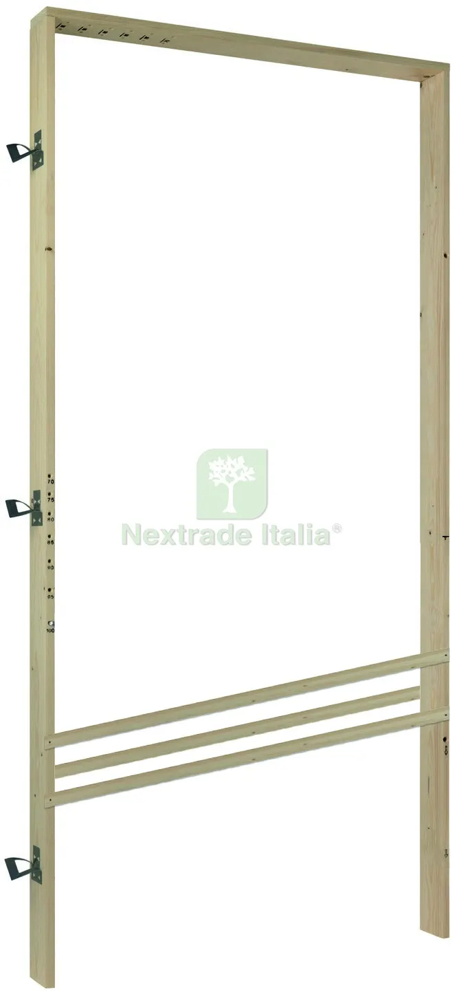 CONTROTELAIO IN LEGNO H. cm. 215 per muri spessore 12 cm. — Punte, frese e dischi — rif. FERX.VIT60096