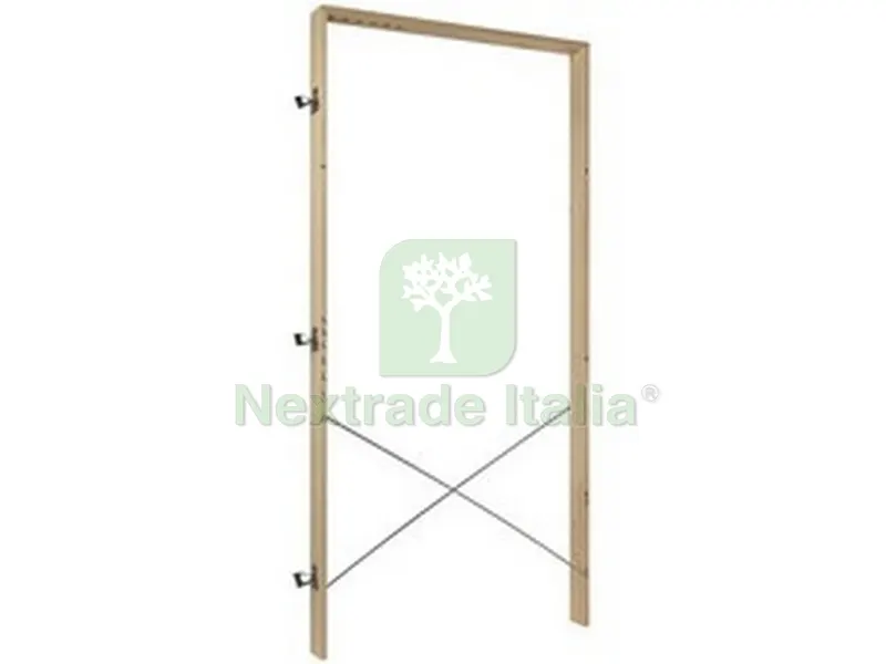 CONTROTELAIO IN LEGNO H. cm. 215 per muri spessore 10,5 cm. 8 — Ferramenta porte e finestre — rif. FERX.VIT52657