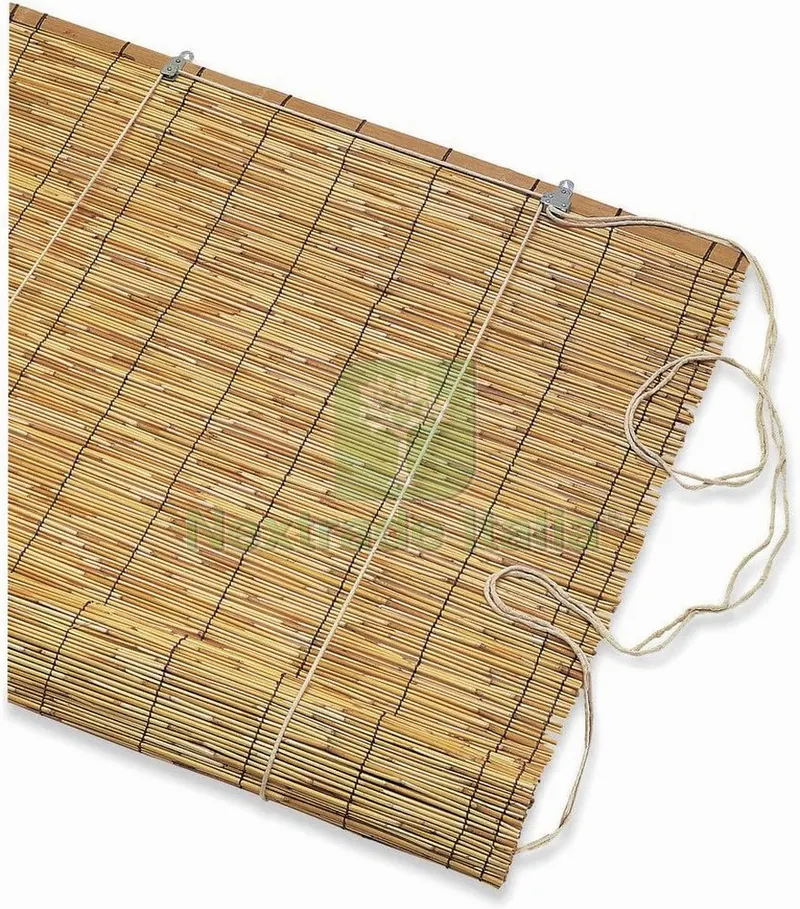 ARELLE STUOIA IN CANNICCIO NATURALE CON CARRUCOLA cm. 100x260 h — Arelle e frangivista — rif. FERX.VIT56338 — foto 3