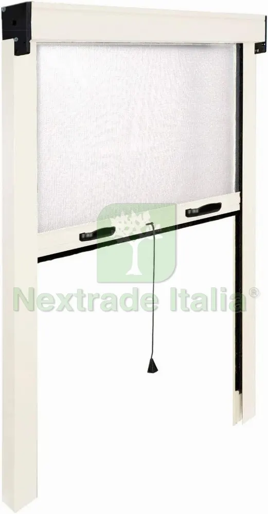 ZANZARIERA VERTICALE IN KIT cm.100x160 col. Bianco (RAL 9010) — Tende e zanzariere — rif. FERX.VIT55603 ZANZARIERA VERTICALE IN KIT cm.100x160 col. Bianco (RAL 9010) — Tende e zanzariere — rif. FERX.VIT55603